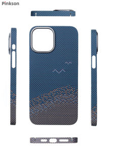 pinkson | Kevlar Fiber Thin Business Design Magnetic Phone Case Compatible with Apple Devices