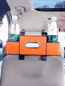 Car Seat back Storage Box Multifunctional Car Storage Box Car Rear Seat Storage Rack Car Tissue box Car Hanging Storage汽车收纳盒 杯架 纸巾盒