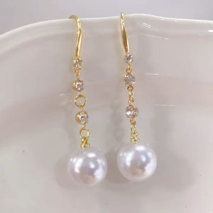 Bông tai sang chảnh đính đá BN95.45748 - bông tay nữ kiểu đeo bông nữ bông tai vàng kiểu khuyên tai nữ học sinh bông tai nữ dài bong tai dài đính đá BN95.45748 bông tai vàng dài nữ BSTKD - [NaLa Shop]