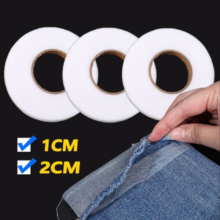 60M Doublesided Adhesive Interlining Cloth Nonwoven Bonded Cloth Sewing Fabric Tape Patchwork