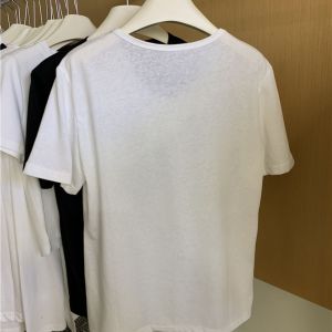Extra Large 300 Pounds Hong Kong Style Simple Bamboo Cotton Short Sleeve T-Shirt Mens Casual Summer Versatile Half Sleeve Top