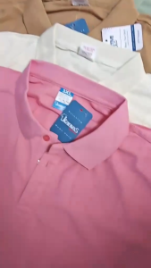 Kanvas Active Polo Shirt for Men & Women Plus Size with Collar Buttons Plain Formal Top Golf Sports Wear Casual Style