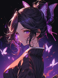KAYOU | Bộ Tranh Sơn Dầu Kỹ Thuật Số Nhân Vật Anime Diệt Quỷ Trên Vải Bố - Tranh Trang Trí Nhà Cửa Cho Phòng Khách Phòng Ngủ - Tranh Theo Số
