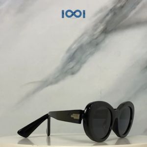 IOOI Eyewear - Kacamata Oval Cat Eye Hitam Sunglasses Vintage Anti UV Pria Wanita 693