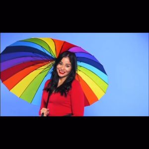 16 ribs rainbow umbrella big crutch umbrella semi automatic umbrella magic umbrella golf umbrella windproof golf umbrella heavy duty automatic umbrella uv umbrella long handle umbrella for motorcycle payong matibay makapal payong sale free shipping