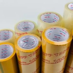1 Cuộn băng keo Trong Đục OPP rộng 8cm-10cm-15cm-20cm-25cm-30cm100yard dài 68 mét băng keo đục hải sản - Shop Út Lớn