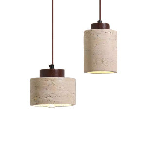 Modern Travertine Stone Pendant Light Versatile In Various Styles Bedroom Dining Room Kitchen Island  Decor lamp Fast Delivery