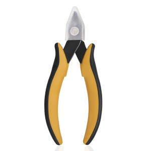 5.5 "Mini precision flush cutting sharp side-cutting pliers with open springs suitable for ultra-fine cutting.