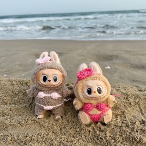 Labubu Kids Clothes 17cm Sitting And Standing Posture Bikini Swimsuit Version One And Two Labubu Doll Clothes Stock Available