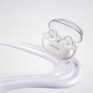 Sanag | Wireless Clamp Bluetooth Earphones with Open Air Conduction AI Translation for Sport