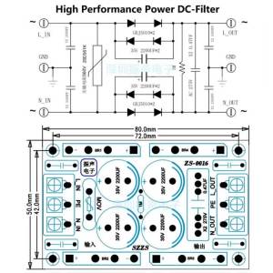 AC 2-Stage DC Blocker Filter -Eliminate POWER DC Filter & Noise Transformer Protection Overvoltage Surge Suppressor Hi-Fi Audio