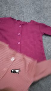 Cardigan Anak Perempuan Premium Usia 2-12 Tahun Bahan Wafel Knit