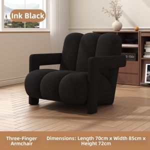 YIZUO | French Style Vintage Simple Wabi-sabi Recreational Sofa Chair Living Room Small Space
