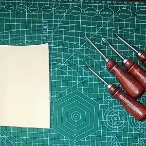 Leather Common Edge Beveler Skiving Craft Keen Edge Cutting Tool for Beveling V-shaped Blade with Rounded Center Taking The Edge