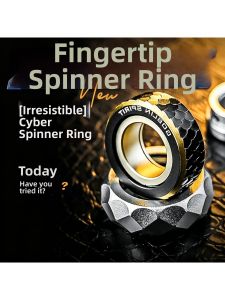 Anti-Stress Finger Spinner Fidget Ring Magnetic