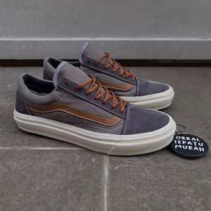 OBRAL SEPATU SNEAKERS PRIA VANCE OLD SCHOOL VAULT OG ABU COKLAT 36-43 SNEAKERS VULCANIZED KANVAS ABU MURAH