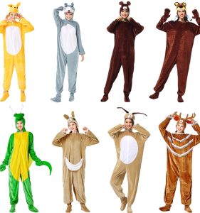 Halloween Stage Performance Cos Adult Deer Panda Goat Brown Bear Animal Year End Christmas Puppet Costume Womens Ethnic Wear