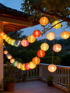 BEAUTY IN THE LIGHT | Decorative Red Mini LED Colorful Lantern Light Strand