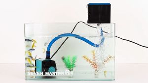 Pompa Celup Aquarium/Powet Heads/Air Pump Kyoto 3 In 1 Pompa Aquarium Pompa Air Aquarium 10 Watt Pompa Celup Yukari Pompa Blower Kolam Ikan Sirkulasi Aquarium Aksesoris Akuarium Aerator Sanyo Celup Hidroponik