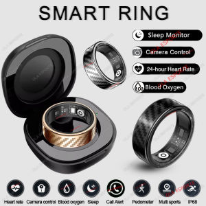 2025 New Smart Ring Call Alert Heart Rate Blood Oxygen Monitoring Pedometer Calorie Multifunctional Fitness Smart Finger Rings