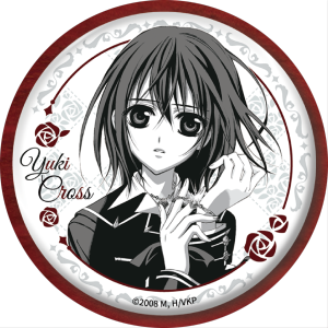 58mm Anime Vampire Knight Kurosu Kuran Yuki Kiryu Zero Kaname Cosplay COSTUME Badge Pin SPTE Tinplate Brooch Prop Xmas Gilf
