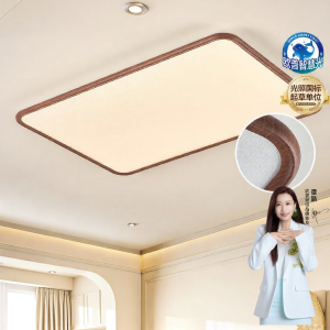 OPPLE | Eye-Protective Ultra-Thin Bright Vintage Wood-Patterned Ceiling Light