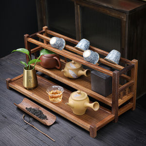 Tủ Đựng Trà Bằng Gỗ Nuts South America Nhiều Lớp Màn Hình Phụ Kiện Lối Chơi Trà Tủ Đựng Đồ Trên Bàn Để Đựng Cốc Trà Và Teapot