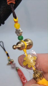 (SG Seller Ready Stocks) (SG Seller Ready Stocks) Solid Copper Gourd Hanging Ornament 实铜葫芦吊挂