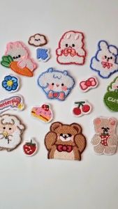 patch cartoon animal rabbit sheep bear