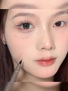 MONLEYTA | Ultra-Fine Waterproof Eyeliner Pen Long-lasting Smudge-Proof Brown Lower Lash Line Genuine Product Official Flagship Store