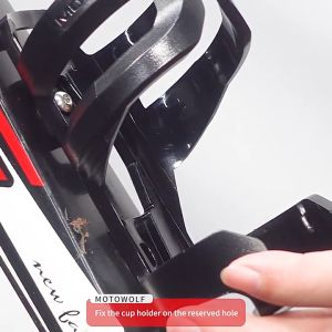 Botol Holder Motowolf Tempat Botol Minum Motor Spion Stang Multifungsi