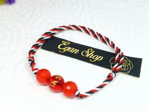 GELANG TRIDATU BATU TIBET MANTRA AURA REJEKI KEBAIKAN BATU ASLI BUKAN PLASTIK