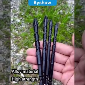 Concrete Drill Bit Set 7PCS Masonry Drill Bits for Brick Glass Plastic and Wood Electric drill hole opener cross hexagonal tile drill bit set hard alloy triangular stone hard alloy glass metal ceramic concrete wood plastic