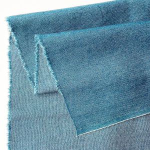 Washed Denim Fabric Cotton Blue Solid Color Thin Light DIY Handmade Dolls Clothing Jeans Skirt Jacket Bag Needlework Material