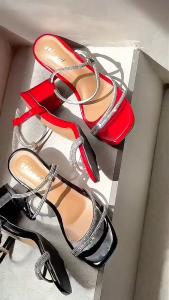 GLIMMER Sandal Heels Wanita Hak 5CM