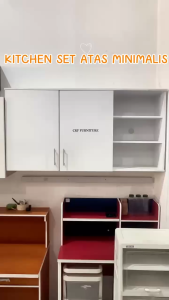 KITCHEN SET ATAS 3 PINTU LEMARI DAPUR RAK DAPUR GANTUNG MINIMALIS