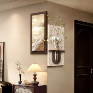 RUIBAHAO | Chic Ancient Style Corner Hanging Picture Stone Relief