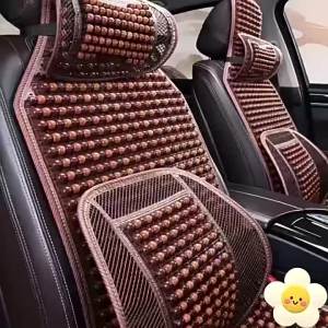 LQDQT | Four Seasons Breathable Wood Beads Car Seat Pad