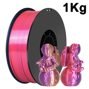 Triple Color PLA Silk three Color gold purple red 3D Printer Filament 250g 500g 1Kg 1.75mm Gold red purple 3D Printing Material