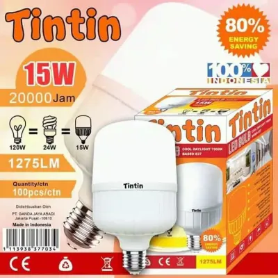 Lampu LED Kapsul 15 Watt Tintin 15W Tin Tin 15 Watt Tin Tin 15W LED Murah LED Capsule