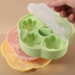 TIANHANYU | Rabbit Paw Lion Baby Food Molding Silicone Mold with Lid
