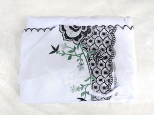 Mukena Terusan Bordil Dewasa Mukenah Lajuran Katun Bunga Mawar