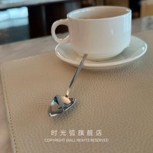 Delicate Coffee Spoon Mini Salt Scoop Cup Hanging Stainless Steel 18/10 Seasoning Spoon Coffee Utensil Small  Style