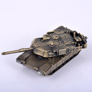 Wood Public Goods US M1A2 Abrams Main Battle Tank All Metal Model Finished Military Model