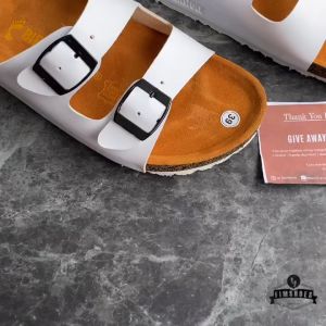 Bisa COD Bayar di Tempat Gratis Ongkir Murah Lebay Sandal Birken Sandal Wanita Sandal Puyuh Sandal Perempuan Sandal Sepatu Sandal Rumah Slipper Sandal Jepit Sandal & Flip Flop Sandal WANITA ARIZONA PUTIH STANDAR