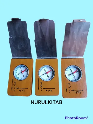Padom dari kayuJjati original Kompas Buat mengukur arah Kiblat sholat/kuburan