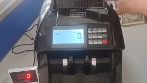 Ready✅ Automatic MultiCurrency Cash Registe Money Counter Converter Counting Machine LCD Display EURO US Dollar Pound