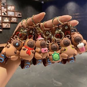 keychain capybara gantungan tas lucu gantungan kunci rumah unik keychain motor keychain motor keychain rantai emas