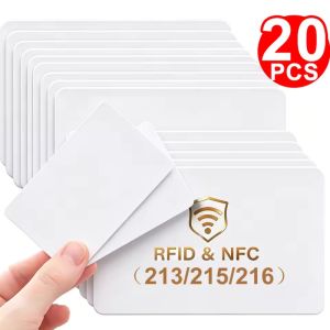 20Pcs NFC Cards 213 215 216 NFC Chip Versions Blank Card  Programmable Waterproof For Access Cards Membership Cards Business Card