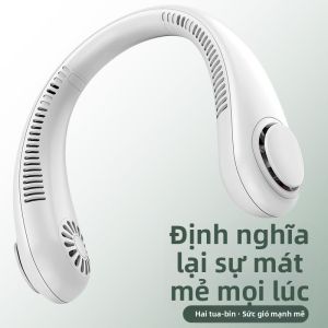Quạt Cổ Đeo Sạc Điện Di Động